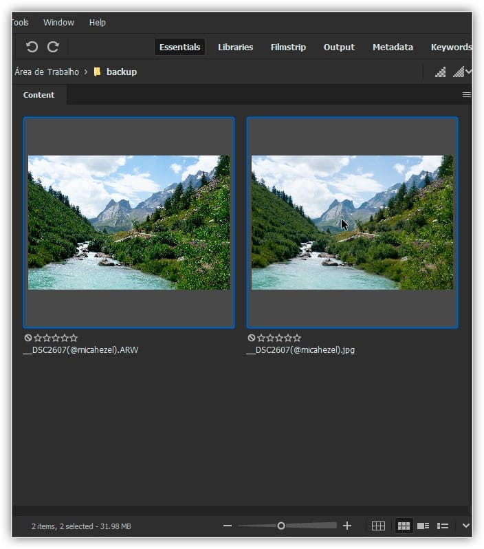 Raw vs JPEG para edição