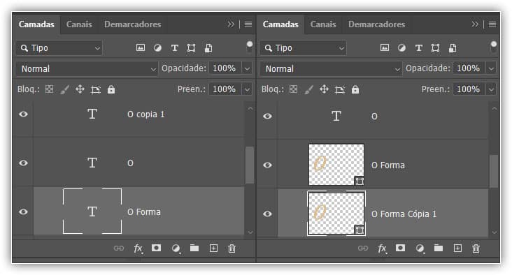 Crie um efeito de texto retrô de couro dourado no Adobe Photoshop