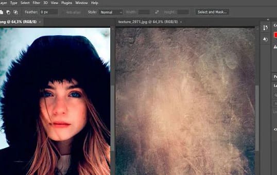 Mover uma imagem ou camada entre documentos do Photoshop