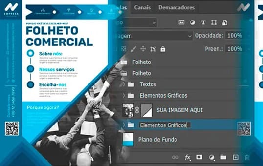 Grupos de Camadas no Photoshop