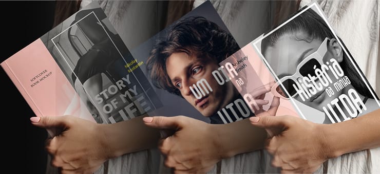 Crie modelos de capa de livro no Photoshop [técnicas profissionais]