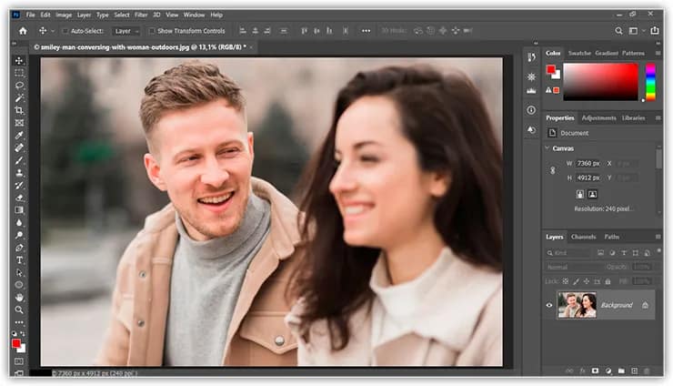 Aprenda a usar o Overscroll no Photoshop CC