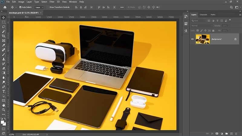 Criar maquetes de produtos no Photoshop