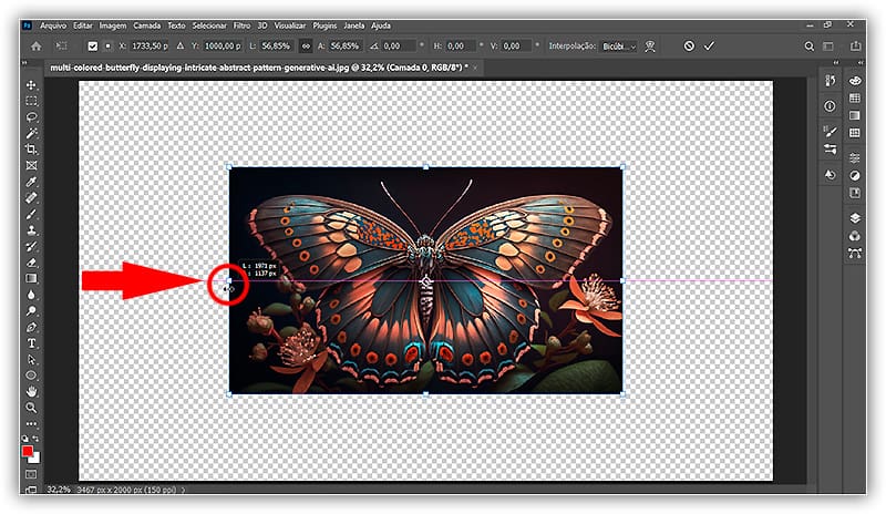 Transformação livre no Photoshop – Novos recursos e alterações