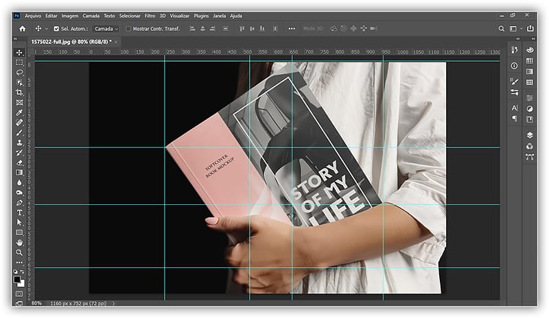 Crie modelos de capa de livro no Photoshop [técnicas profissionais]