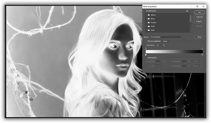 Como gradar cores de imagens no Photoshop com mapas de gradiente