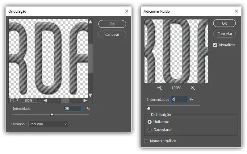 Filtros de ondulação e ruído