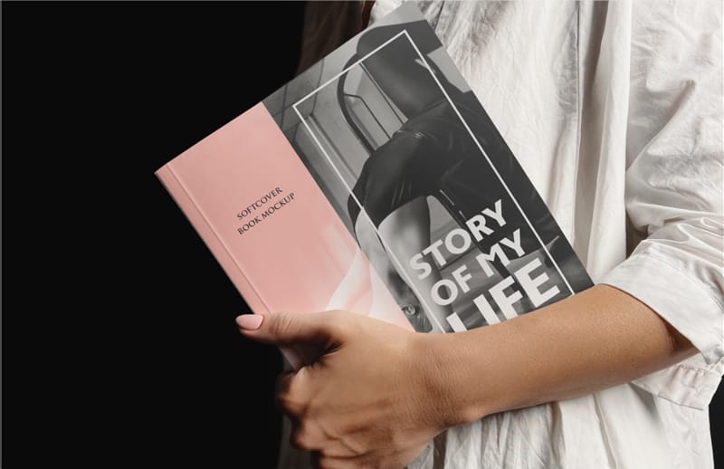 Crie modelos de capa de livro no Photoshop - Antes! 