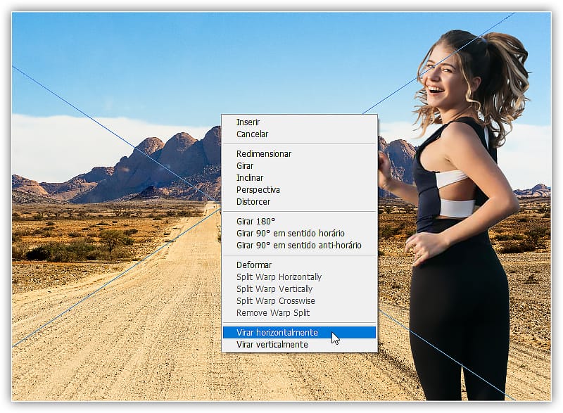 Como alterar um plano de fundo no Photoshop