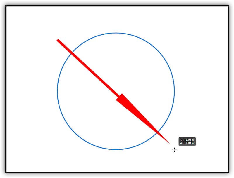 Clique e arraste uma forma elíptica ou adicione Shift para desenhar um círculo.
