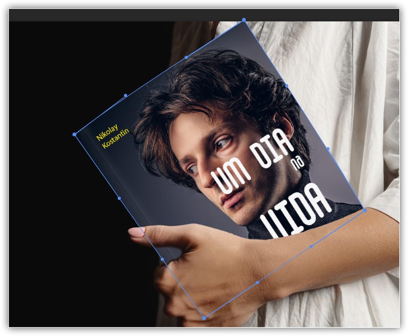 Combinar completamente com as bordas do livro.
