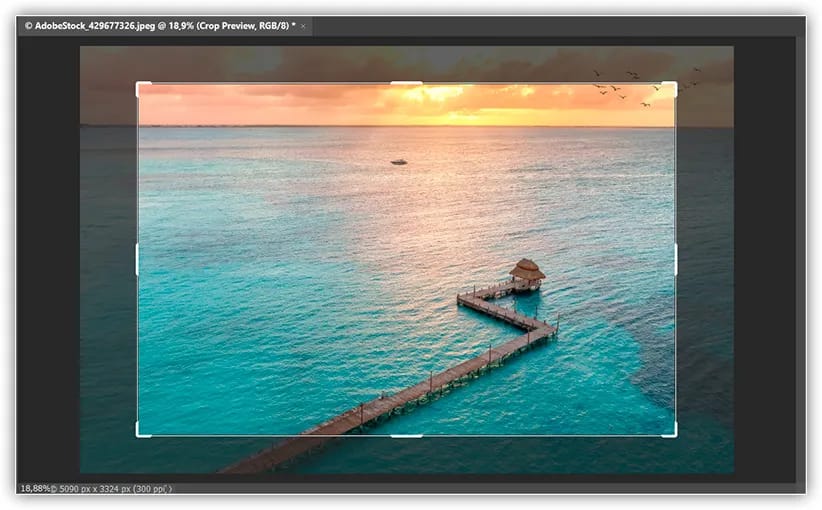 Pressione Enter (Win) / Return (Mac) para confirmar o corte.