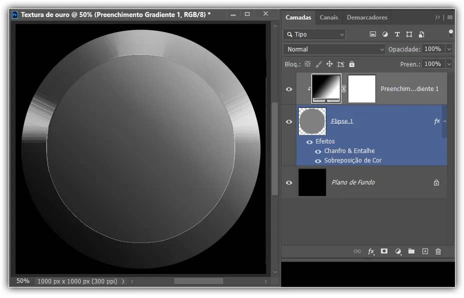 Como criar texturas metálicas no Photoshop