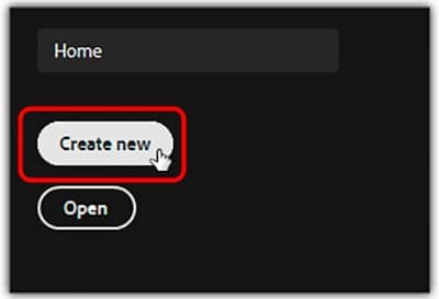 Como criar um novo documento no Photoshop