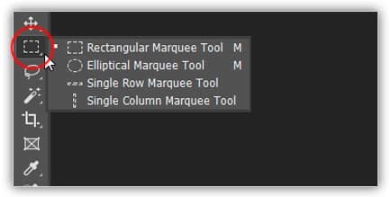 ferramentas e barra de ferramentas do Photoshop