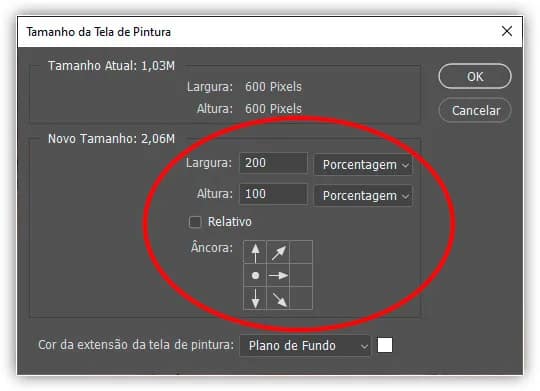 Dimensionar imagens com objetos inteligentes do Photoshop