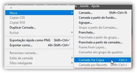 Dimensionar imagens com objetos inteligentes do Photoshop