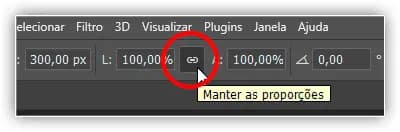 Clicando no ícone do link.