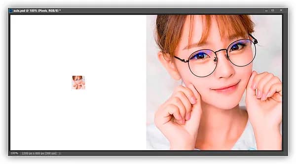 A largura e a altura da versão em pixel foram reduzidas para 10%.