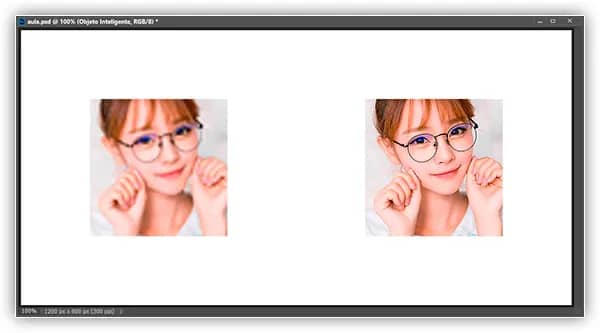 O objeto inteligente sobreviveu ao aumento de escala sem nenhum arranhão. A versão em pixel não teve tanta sorte.