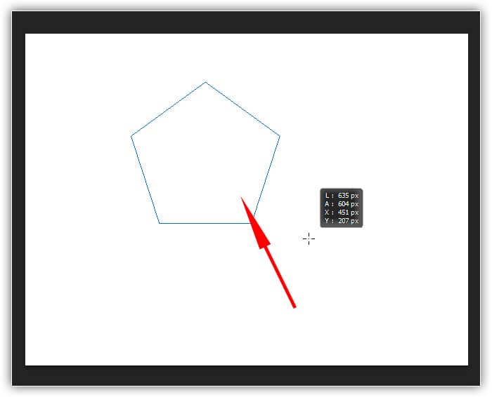 Adicione a barra de espaço para mover a forma conforme você a desenha.