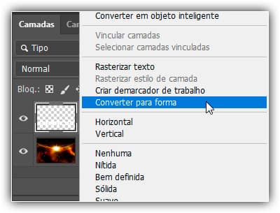 Transformar texto no Photoshop: distorcer e efeitos de perspectiva 3D