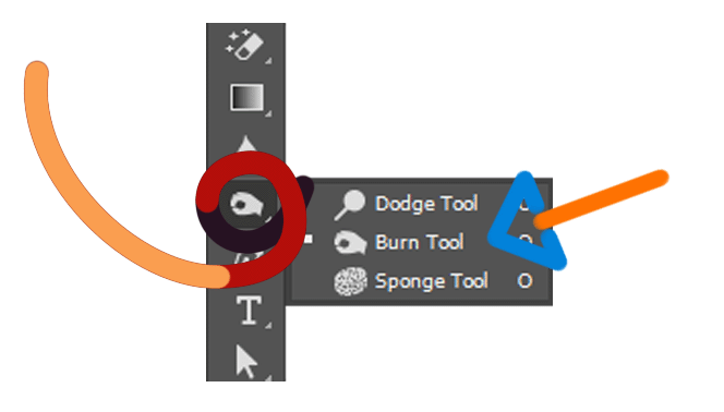 Ferramenta Dodge e Burn Tool