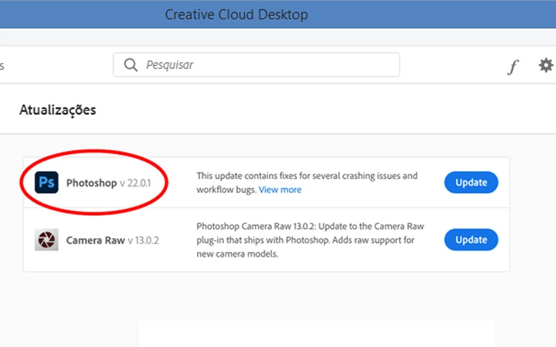 Como manter o Photoshop sempre atualizado