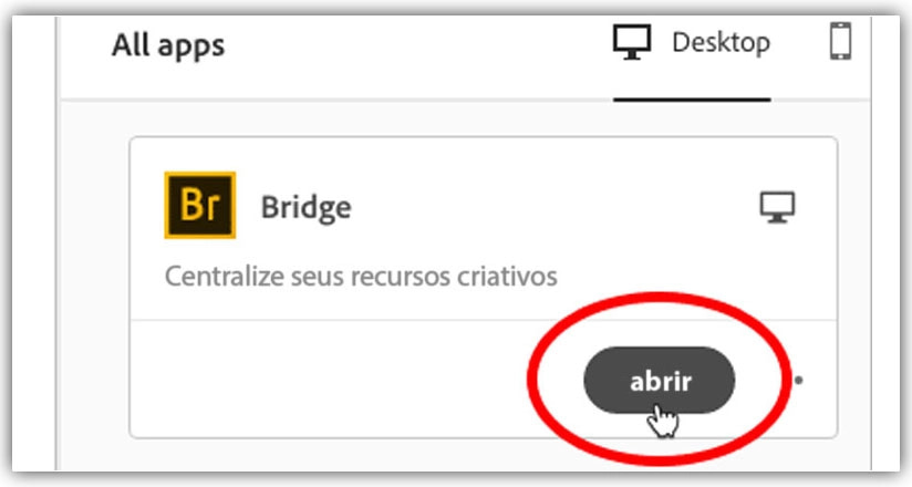 Os aplicativos instalados mostram um botão "Abrir" em vez de "Instalar".