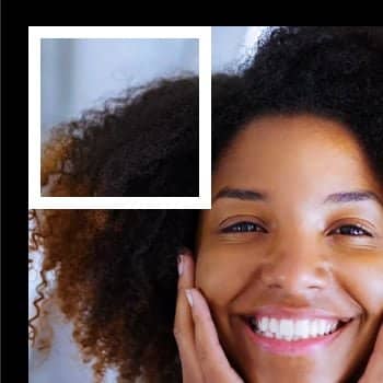 borda em torno de um dos quadrados