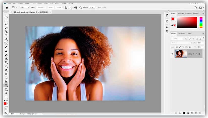 O mais claro dos quatro temas de cores da interface.