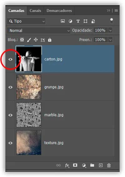 Abrir várias imagens como camadas no Photoshop