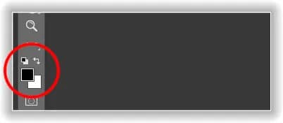 Camada de plano de fundo com ação no Photoshop