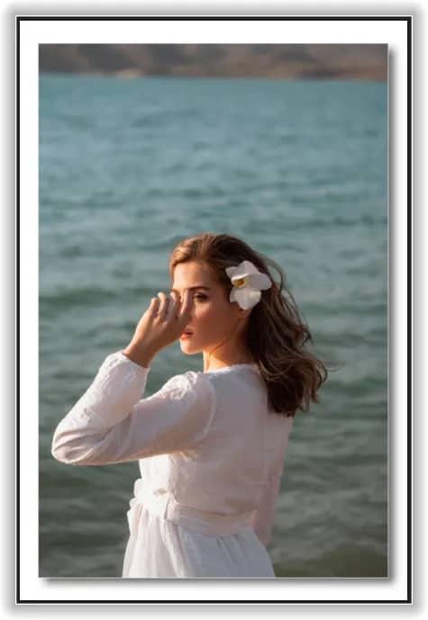 O resultado final após a aplicação da sombra projetada.