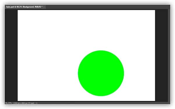 Excluir uma camada remove seu conteúdo do documento.