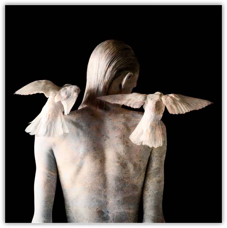 O efeito final de dupla exposição.