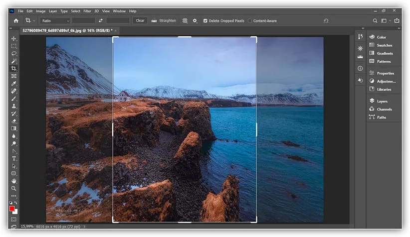 Como cortar imagens no Photoshop