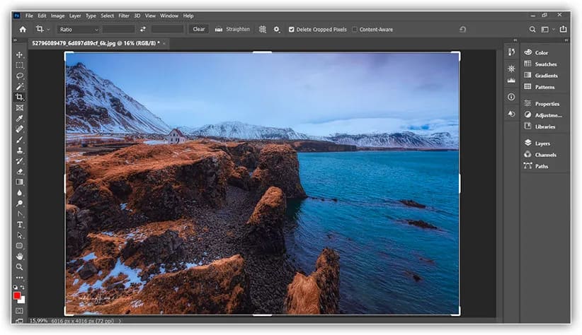 Como cortar imagens no Photoshop