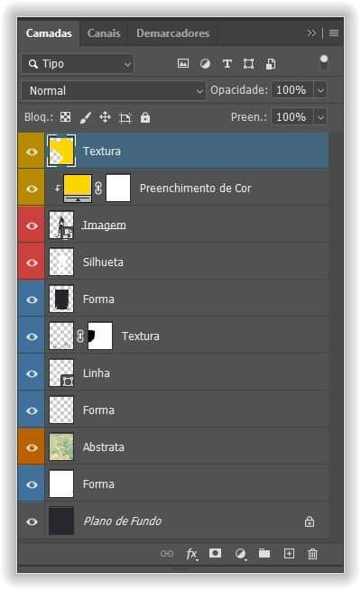 Saltar a camada selecionada para o topo da pilha.
