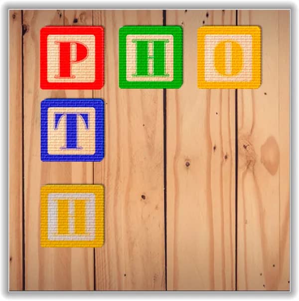 As bordas esquerdas dos blocos agora estão alinhadas.