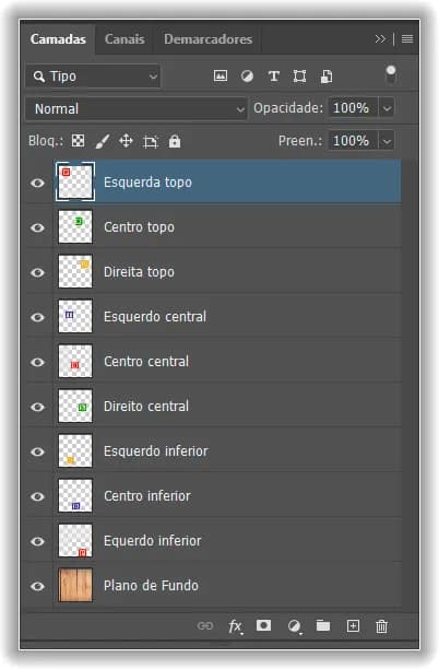 Alinhar e distribuir camadas no Photoshop