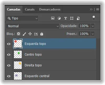 Alinhar e distribuir camadas no Photoshop