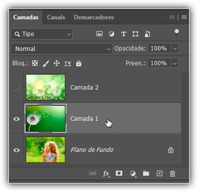 Misturando fotos com máscaras de camada e degradês no Photoshop
