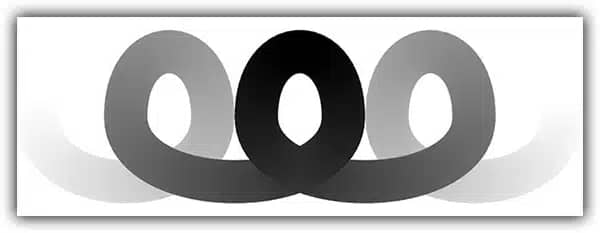 Mais pressão da caneta no centro do traço criou uma cor mais opaca. Menos pressão em ambas as extremidades me deu mais transparência.