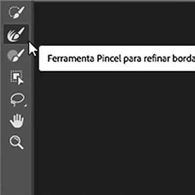Melhorando as seleções da área de foco com o Refinar Borda