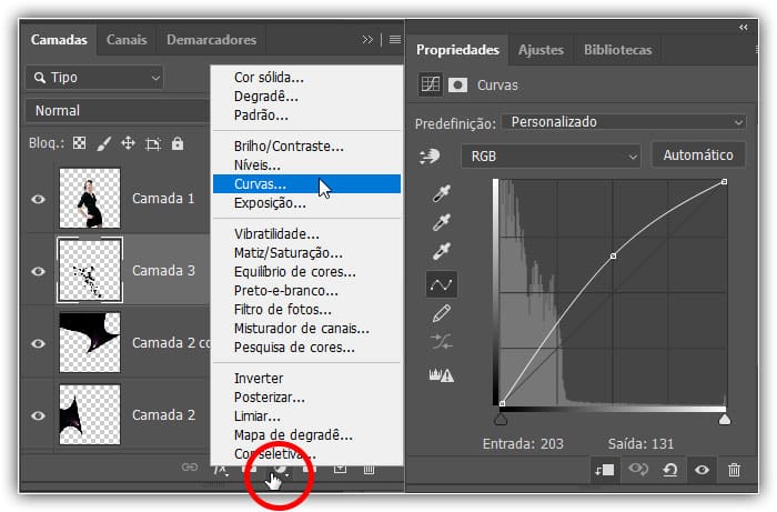 Crie uma manipulação fotográfica cósmica abstrata colorida