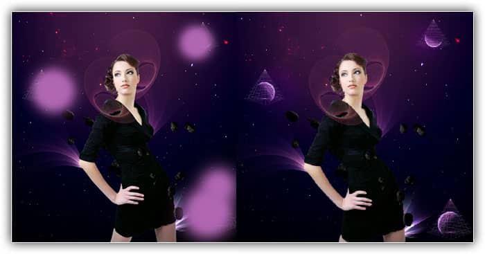 Crio uma nova camada de brilhos.