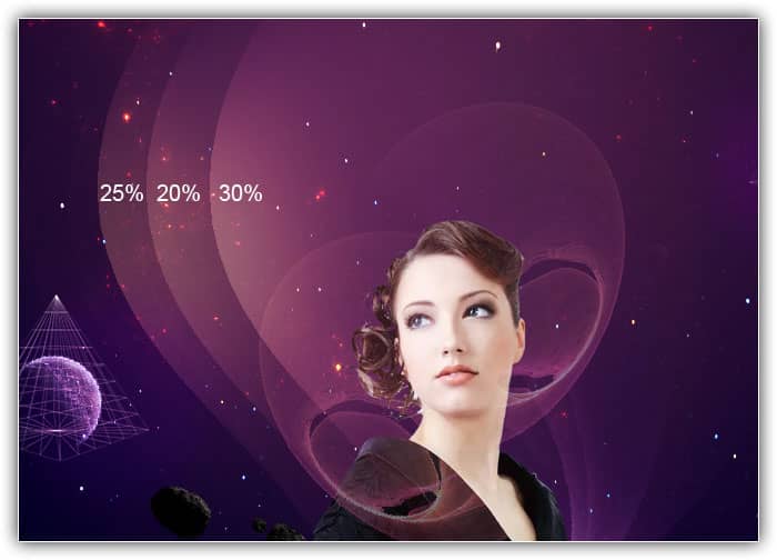 Mude o modo para Linear Dodge.