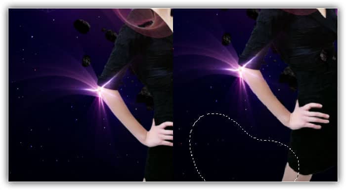 Pegue o número 38 do pacote de listras claras.