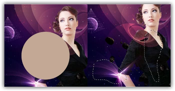 Adicione uma nova camada na parte superior.